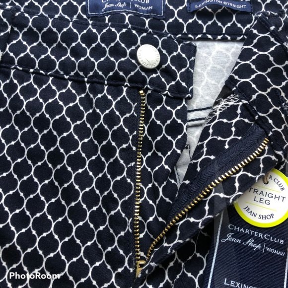 Charter Club Lexington Straight Leg Women's Jeans - Picture 9 of 11